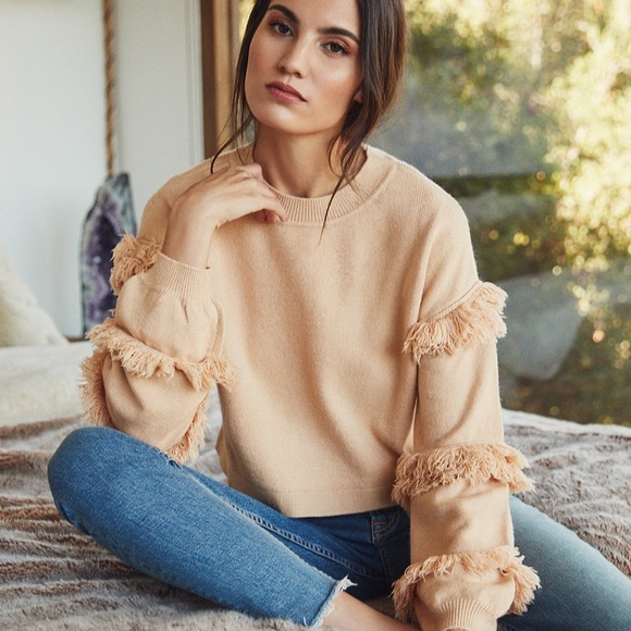 Tularosa Sweaters - Tularosa fringe sweater NWT